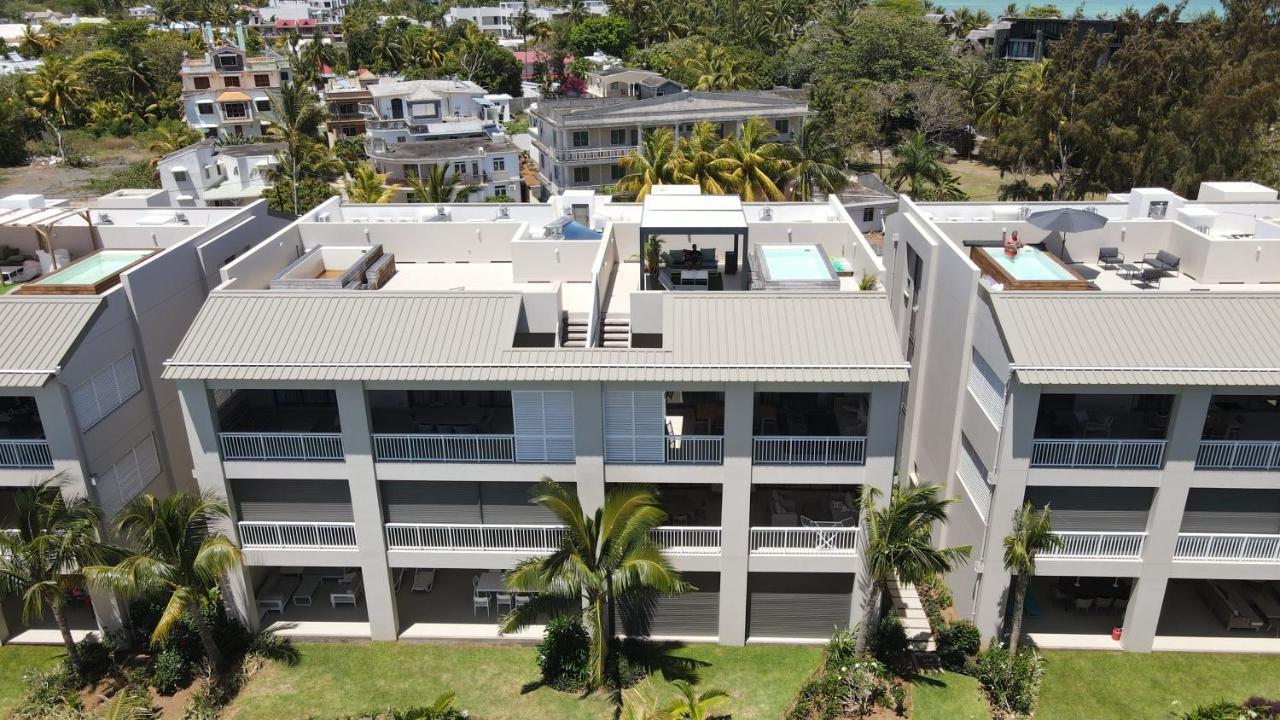 Villa Eden 2 bedroom with Private Rooftop Terrace&Pool, Ki Residences, Pereybère, Grand Baie Esterno foto